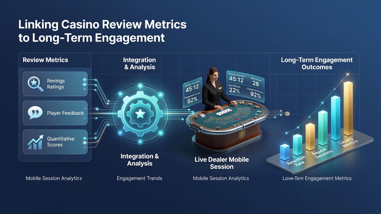 Analytics dashboard showing correlation between review scores and player retention graphs